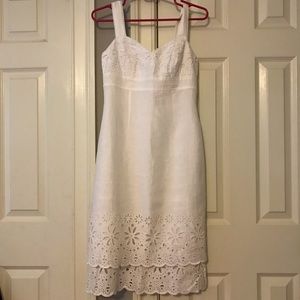 White lace Lilly Pulitzer dress